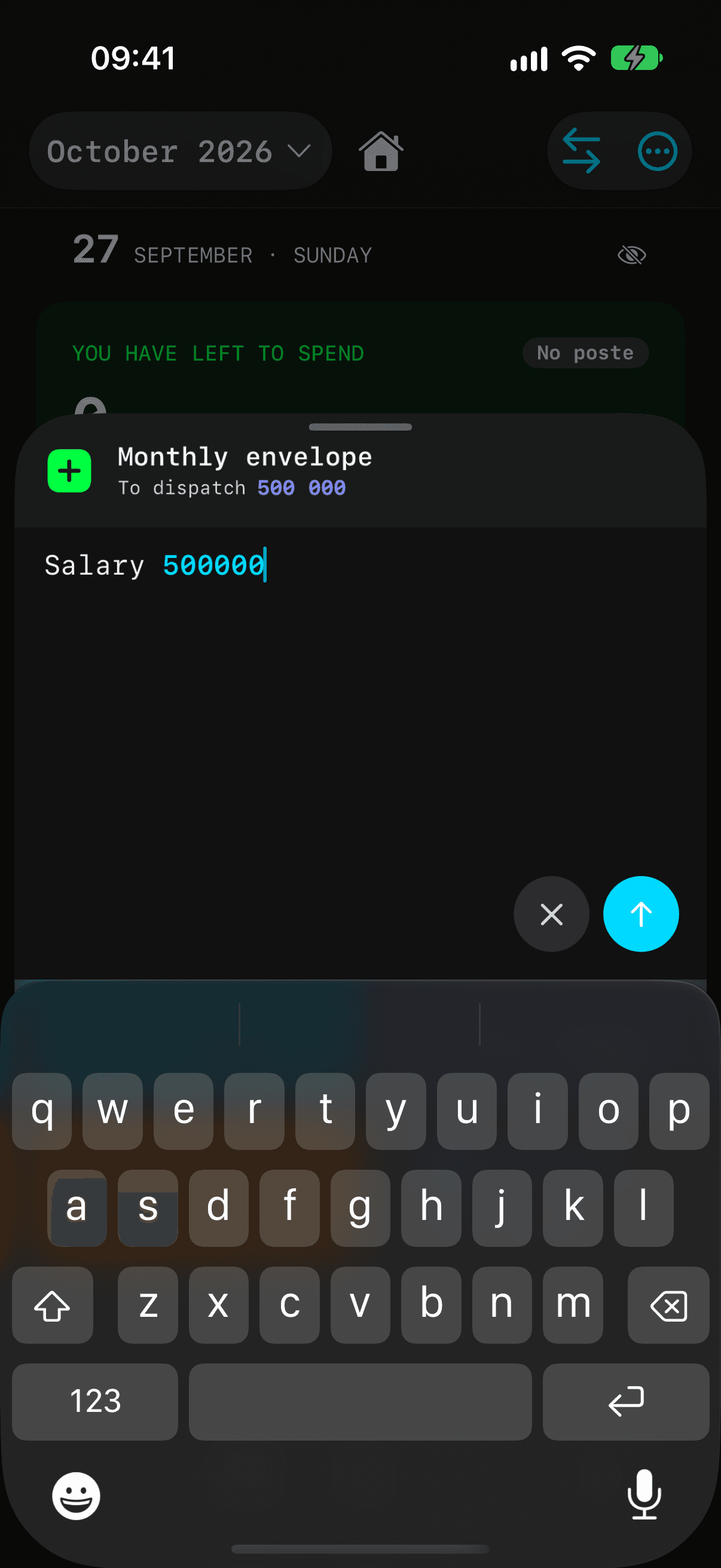 Envelope editor
