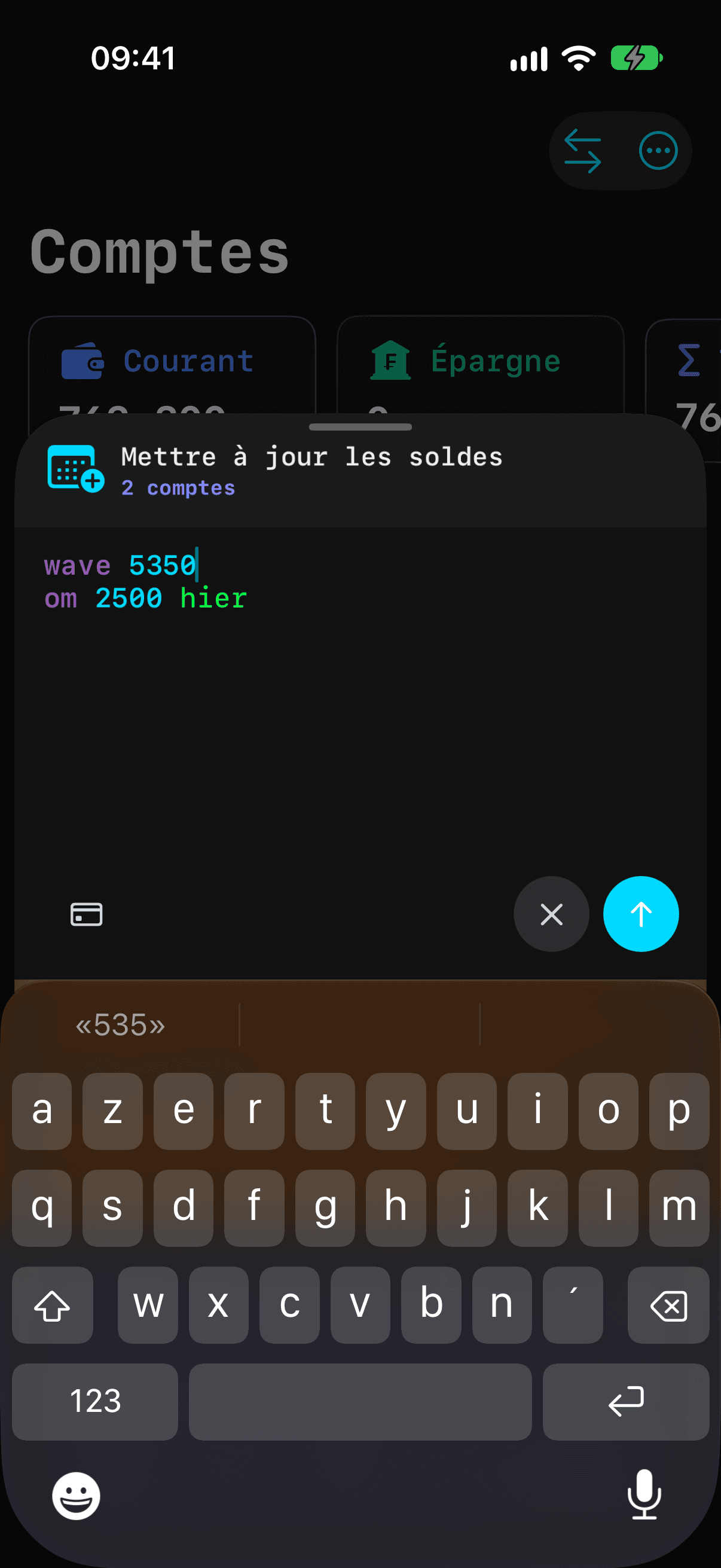 Mise à jour des soldes