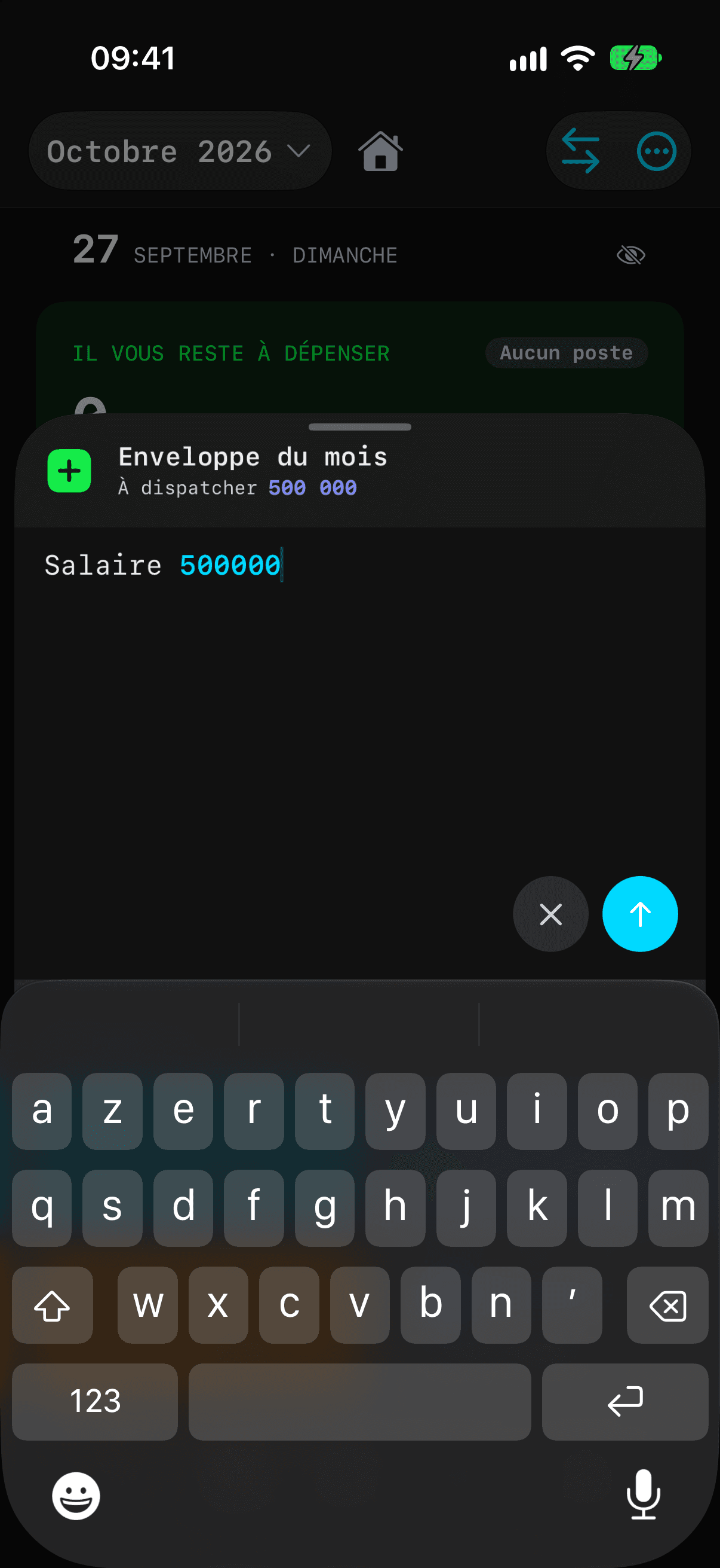Éditeur de l'enveloppe