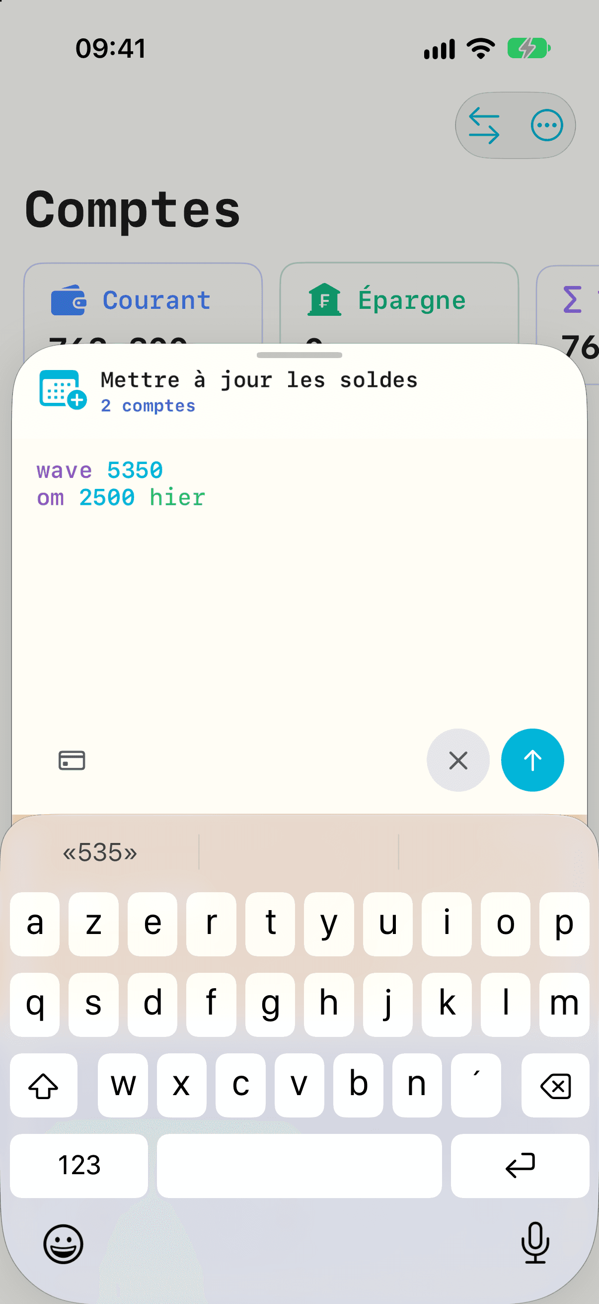 Mise à jour des soldes