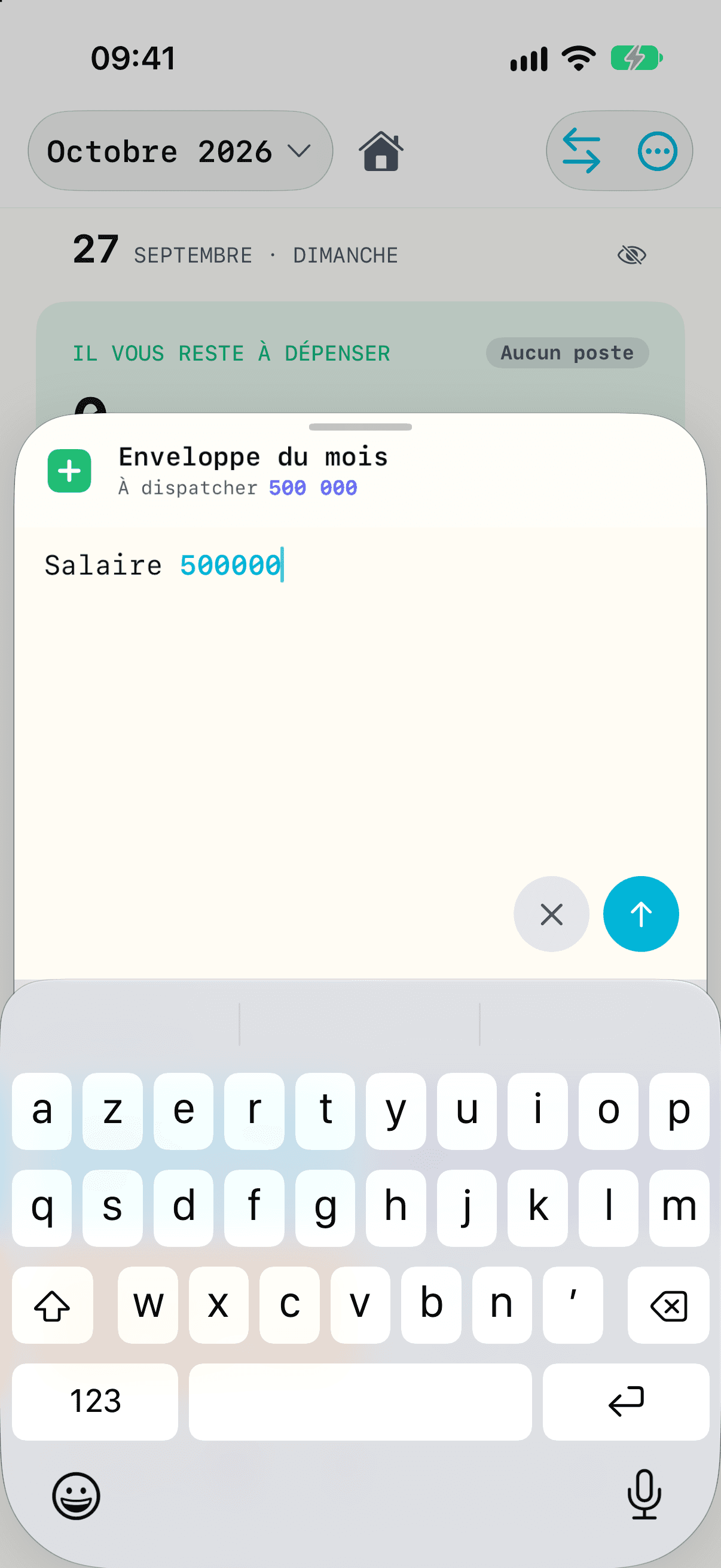 Éditeur de l'enveloppe